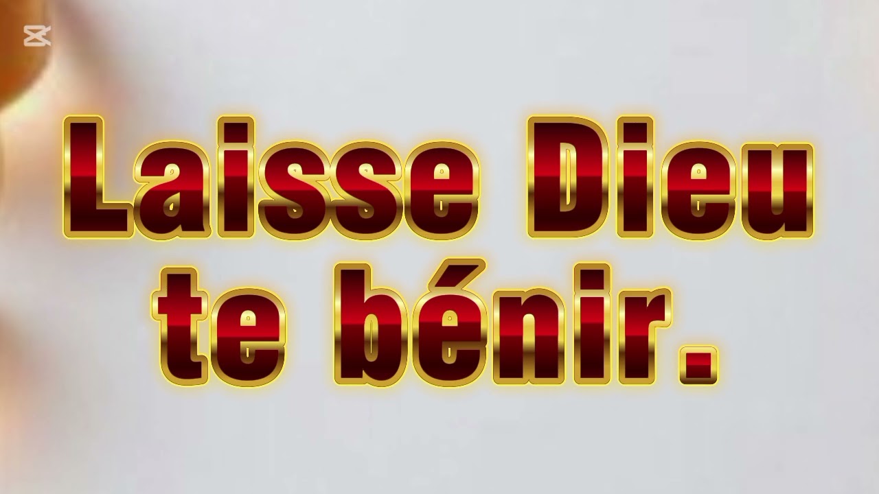 Laisse Dieu te bénir @Jesuschristleseuldominateur7 