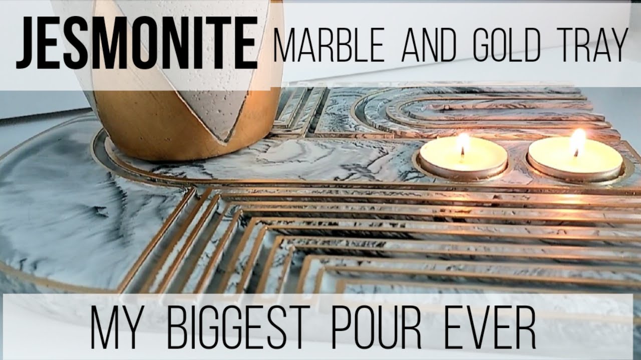 Jesmonite Tray My biggest Jesmonite Pour EVER