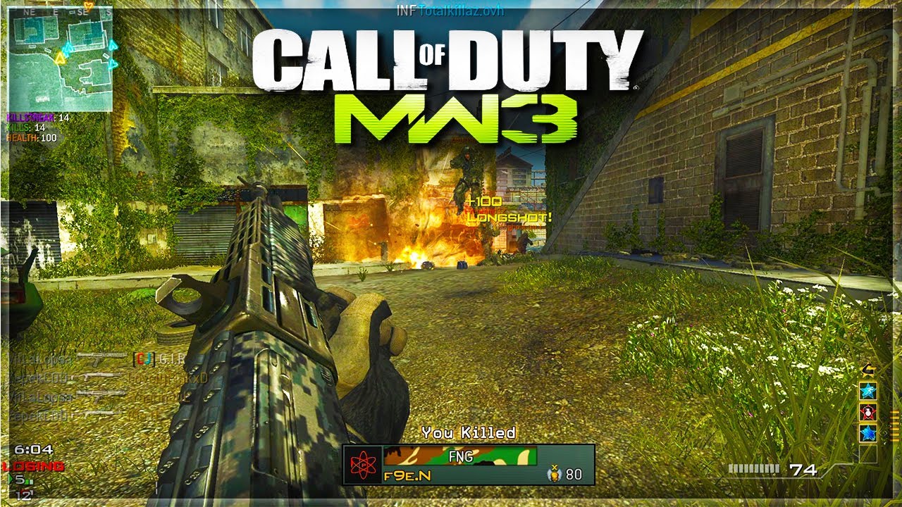 The BEST INFECTED PLAYER on MW3..(198 Kills)