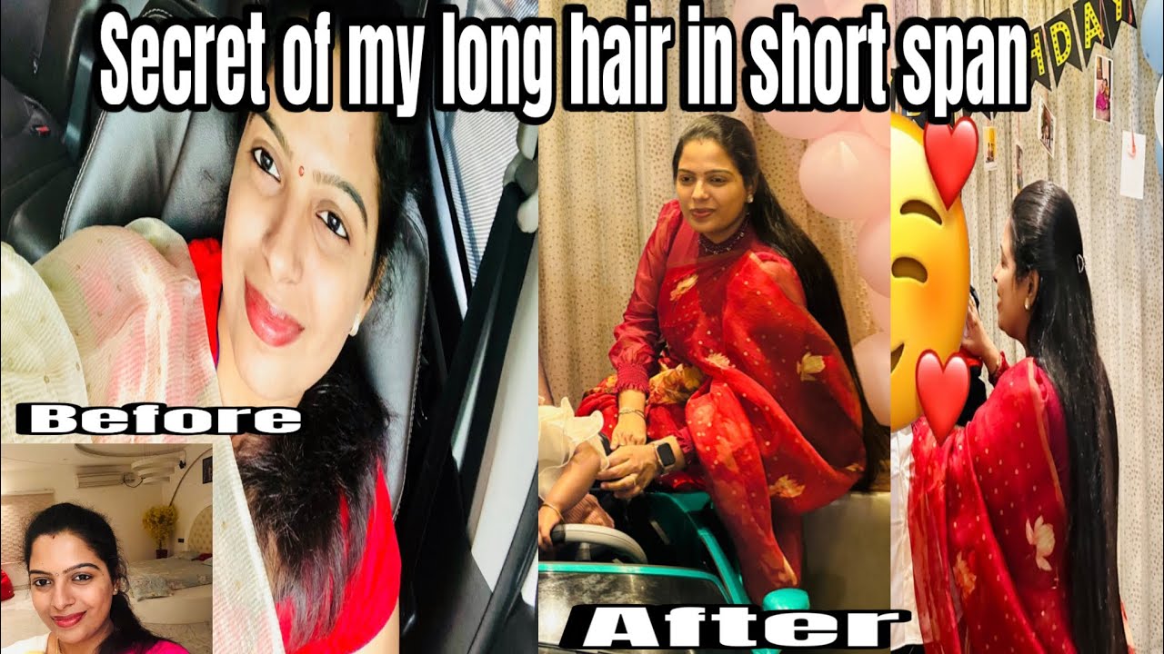 Secret of my long hair in short span || Fast hair growth tips || Reduce hair fall || Hair care👩‍🦰👩‍🦰