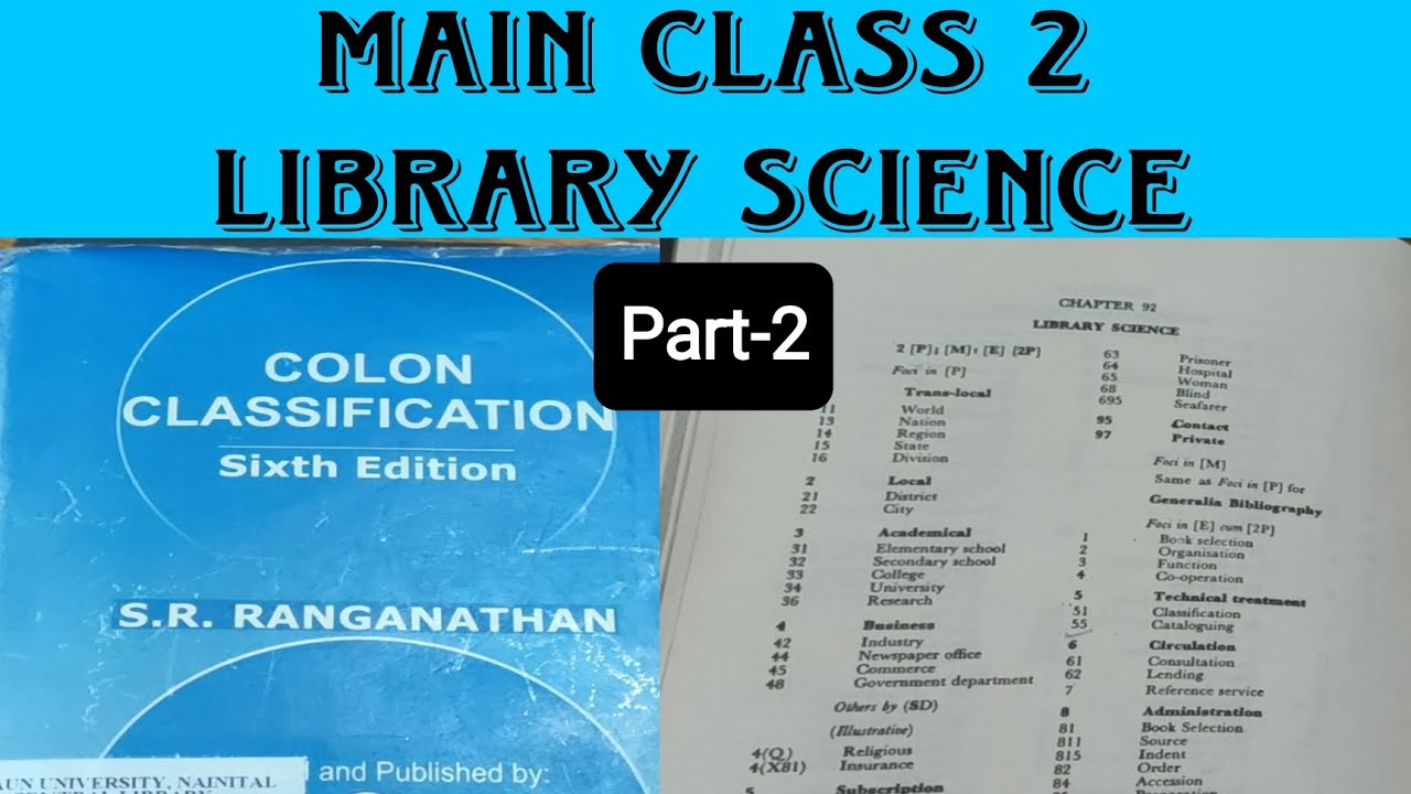 Practical Question of Main Class 2 Library Science