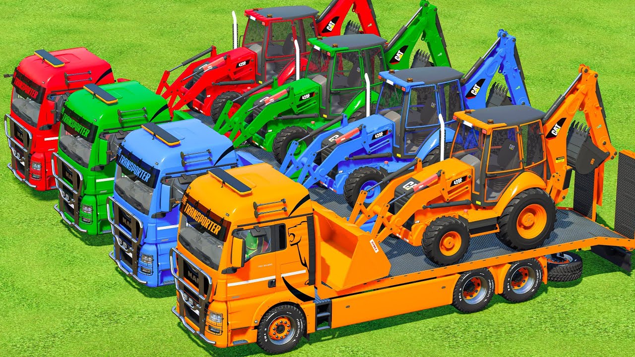 TRANSPORTER & CAT OF COLORS IN FS22 | FARMING SIMULATOR 22 |
