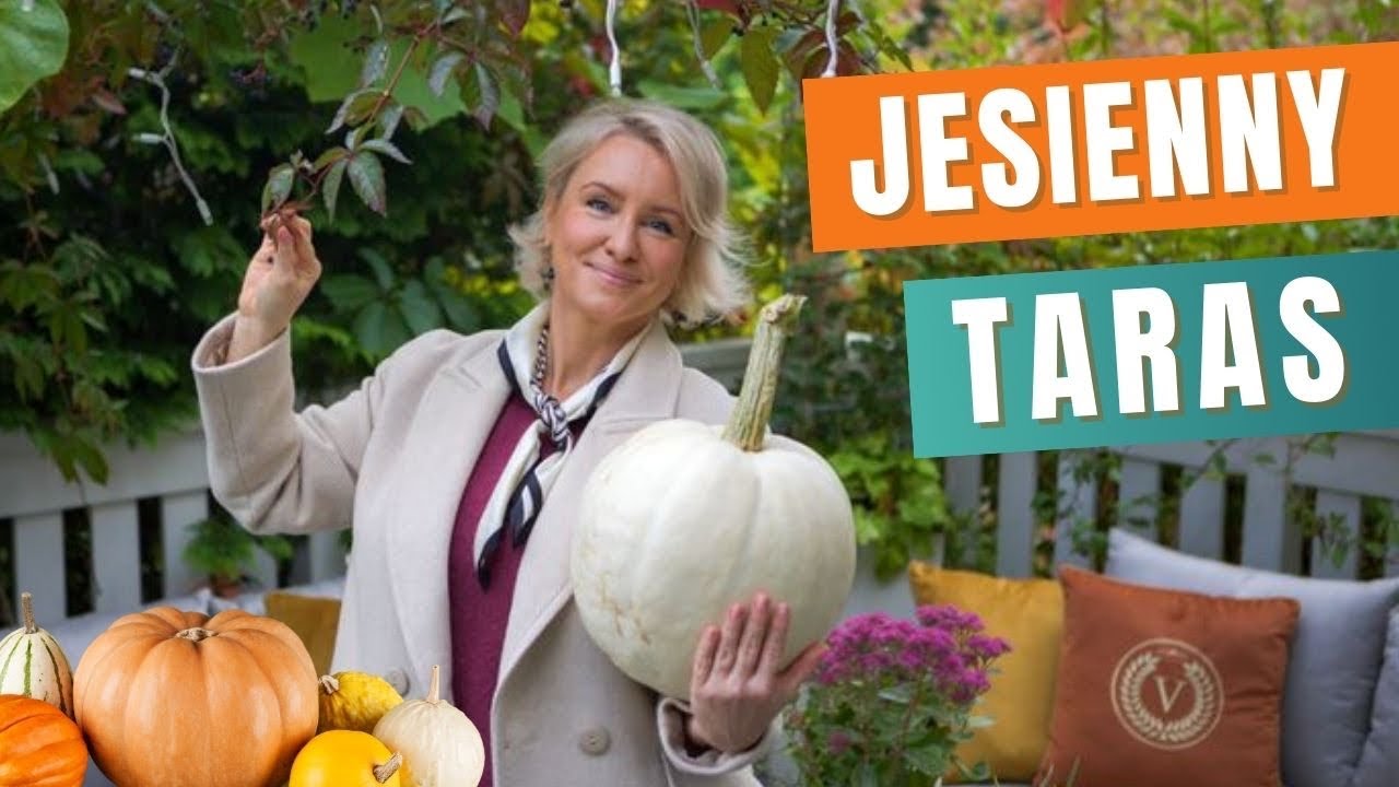 JESIENNY TARAS - ulubione jesienne rośliny i dekoracje. Do podw&oacute;jnego wykorzystania.
