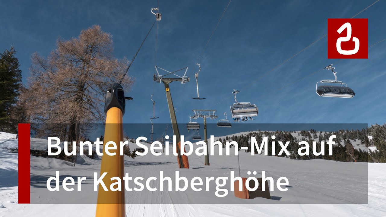Gamskogel - Tschaneck | Bunter Seilbahn-Mix im Skigebiet Katschberg | Doppelmayr & De Pretis
