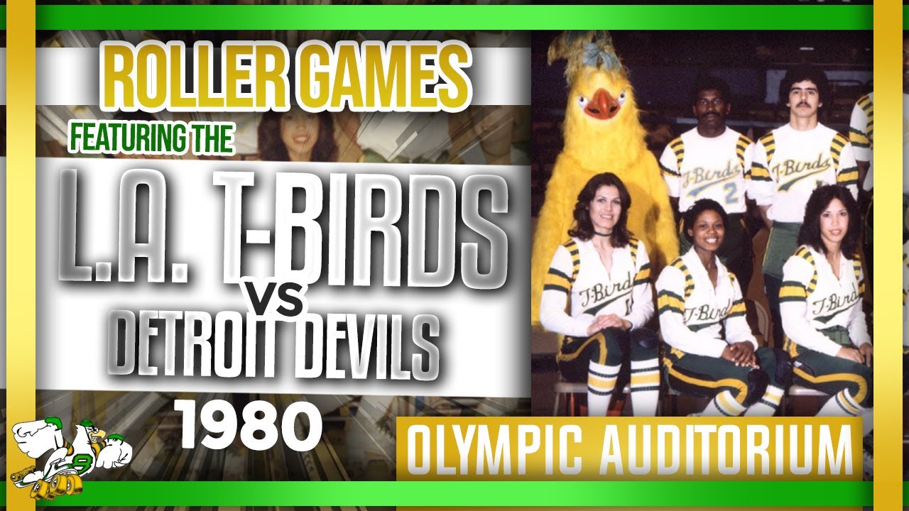 1980 Roller Games: L.A. T-Birds против Detroit Devils (101-95)