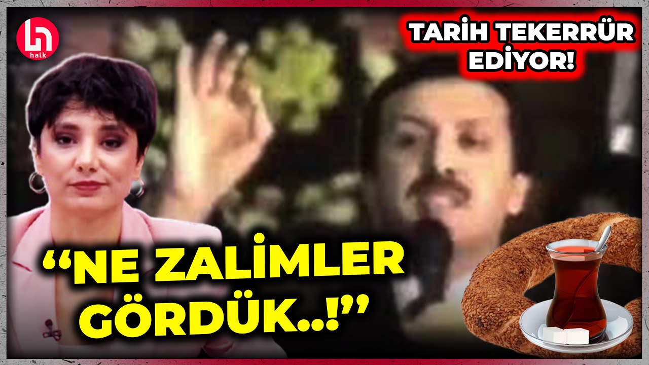 Erdoğan 27 yıl &ouml;nce iş&ccedil;i &uuml;cretlerine b&ouml;yle isyan etmişti! İşte simit-&ccedil;ay hesabı!
