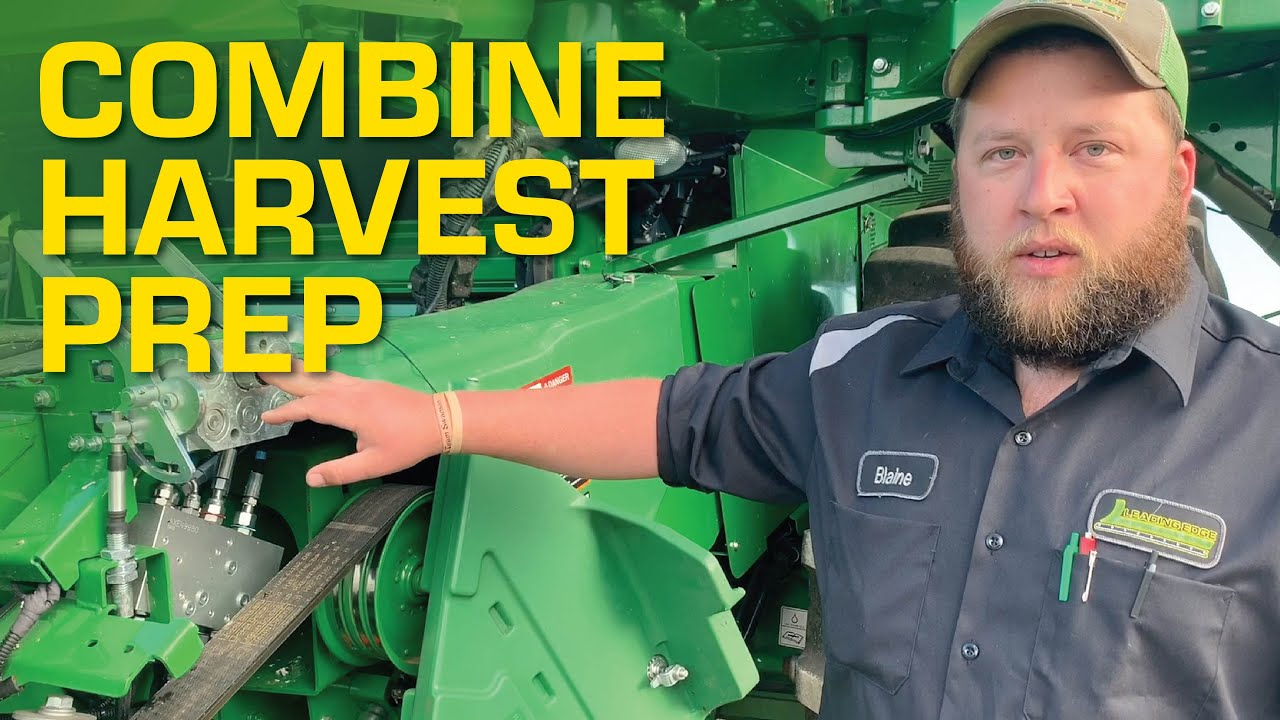 John Deere S700 Combine Harvest Preparation