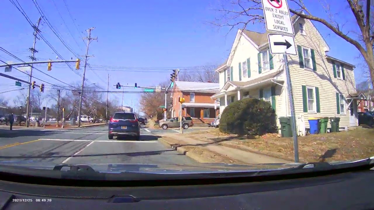 Newark Delaware driving through