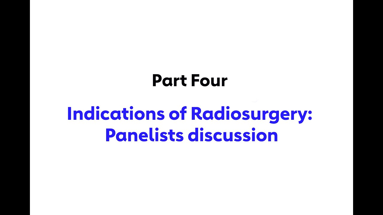 Part 4: Panel Discussion - Mini-symposium on Cutting Edge Technology for Brain Tumors