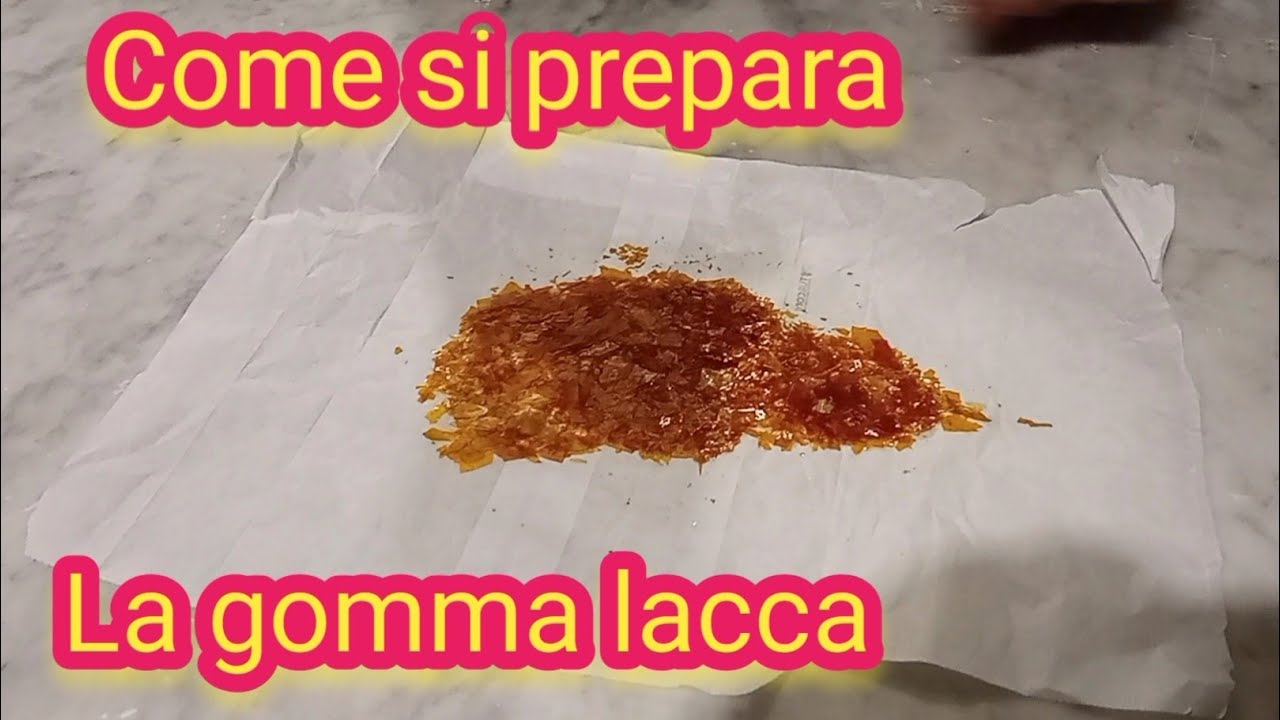 come preparare la gomma lacca per la verniciatura a tampone