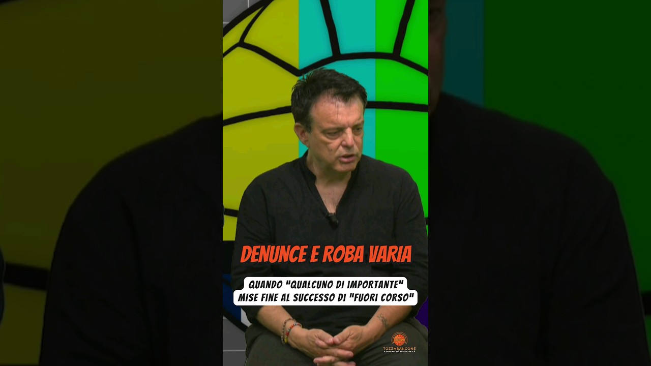Il collega invidioso che mise fine al successo di FUORI CORSO