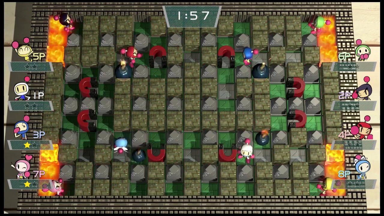 Super Bomberman R 8-Player Gameplay Nintendo Switch