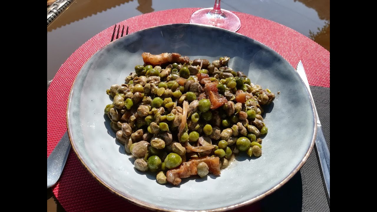 Habas y guisantes del Maresme a la catalana-Faves i p&egrave;sols a la catalana