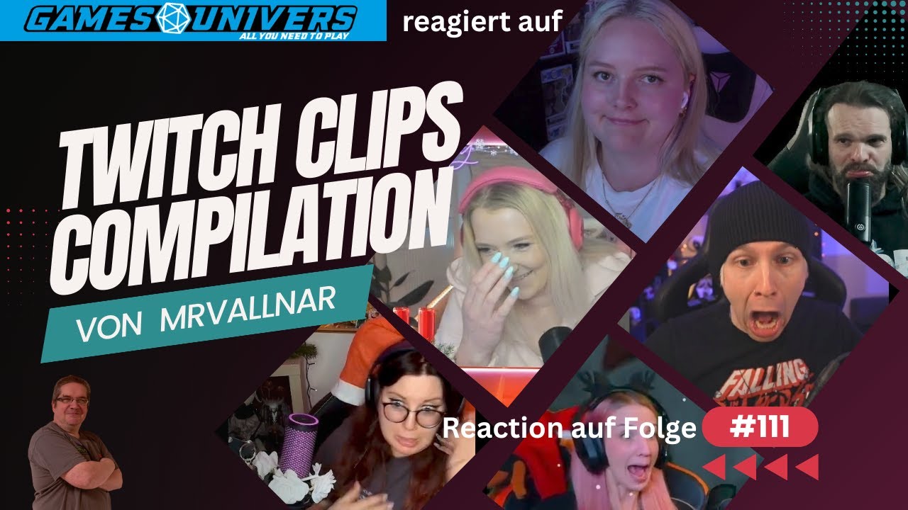 MrVallnar Twitch Compilation Folge 111 Reaction Action | JEDER Clip ist ein Highlight für sich 🤣💥