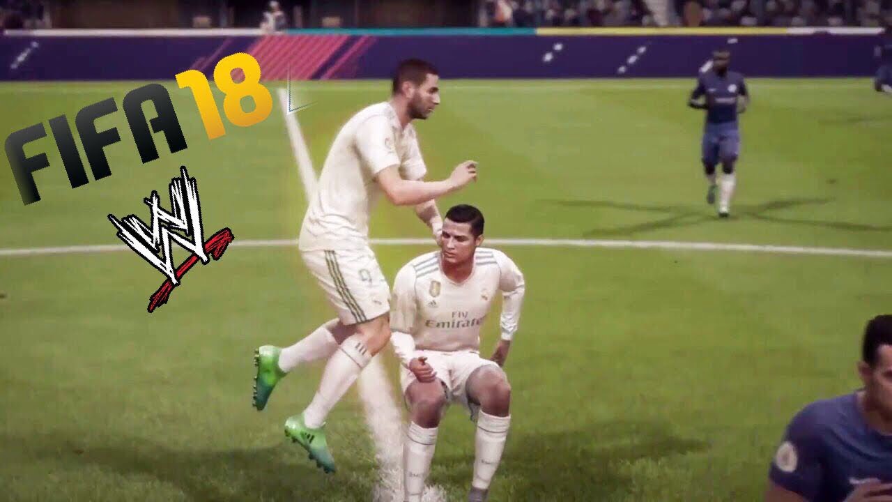 FIFA 18 WRESTLING LIKE WWE #1  (FIFA 18 WWE AND BRUTAL FOULS)