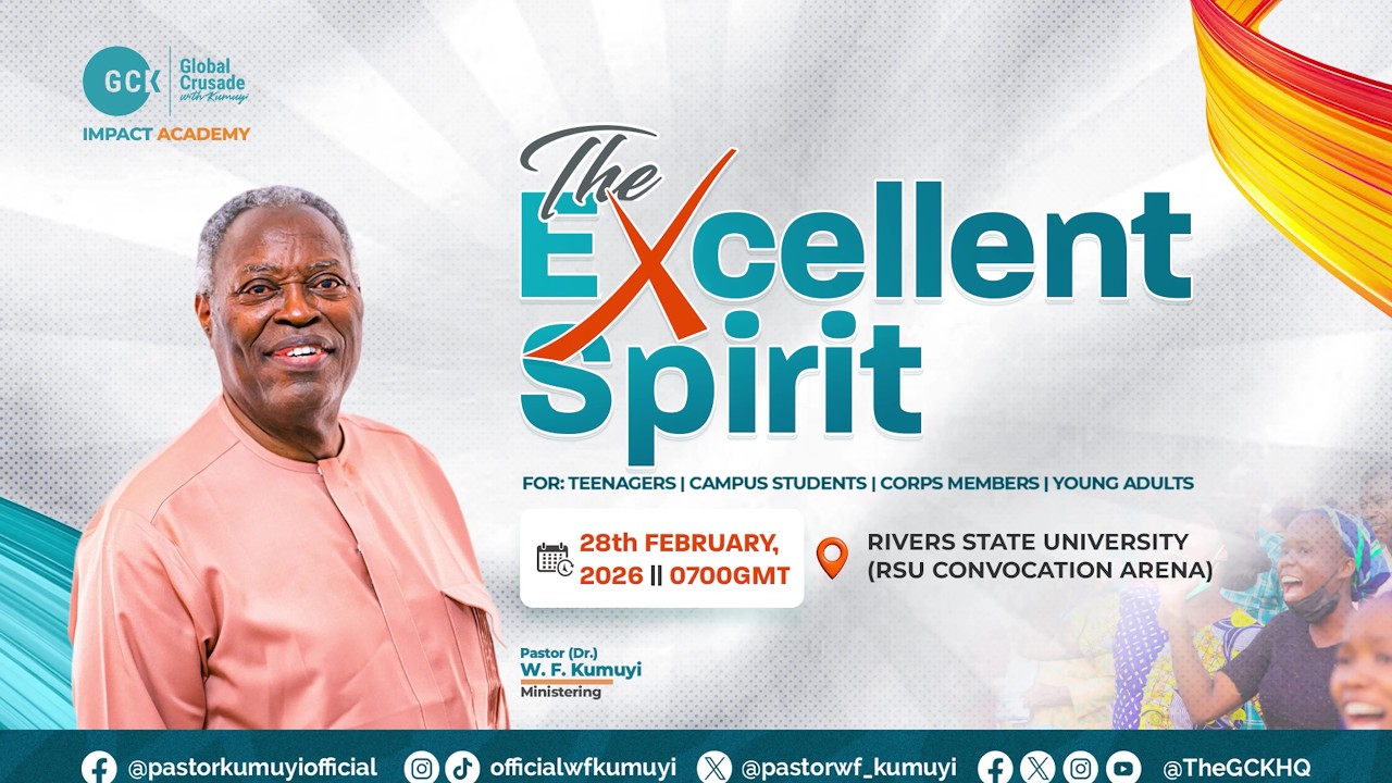 Rising and Soaring Daily with an Excellent Spirit || Pastor W.F Kumuyi