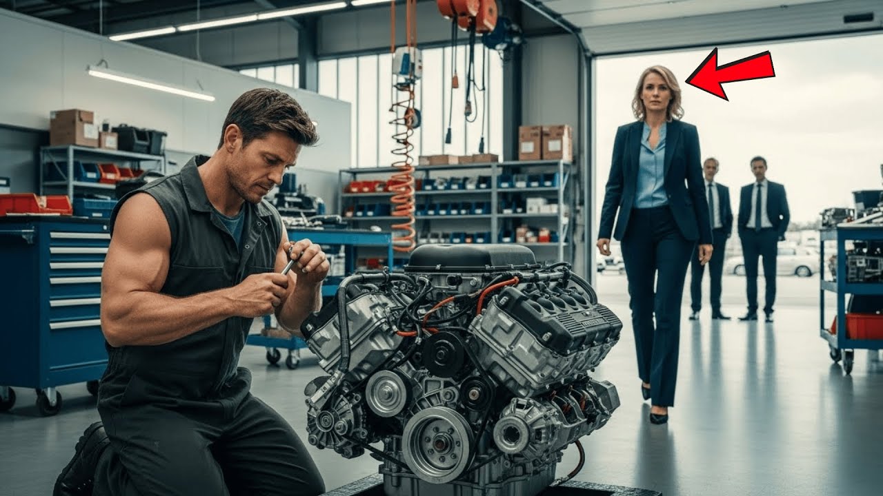 Mécanicien Pauvre Répare Le Moteur De La Ferrari De La Milliardaire— Et Elle Veut L'Épouser Aussitôt