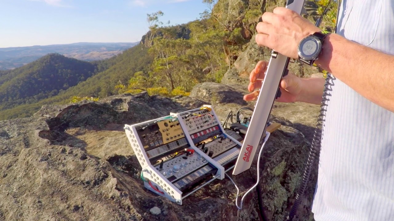MEGALONG: FEAR OF FIRE. Outdoor #Volca Impro Jam. #Modular #Keys, Ewi 4000s #Strymon Blue Mountains