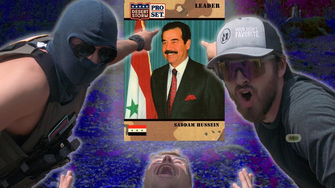 UNBELIEVABLE Luck! Finding Saddam Hussein Card #69 | ProSet 1991 Trading card