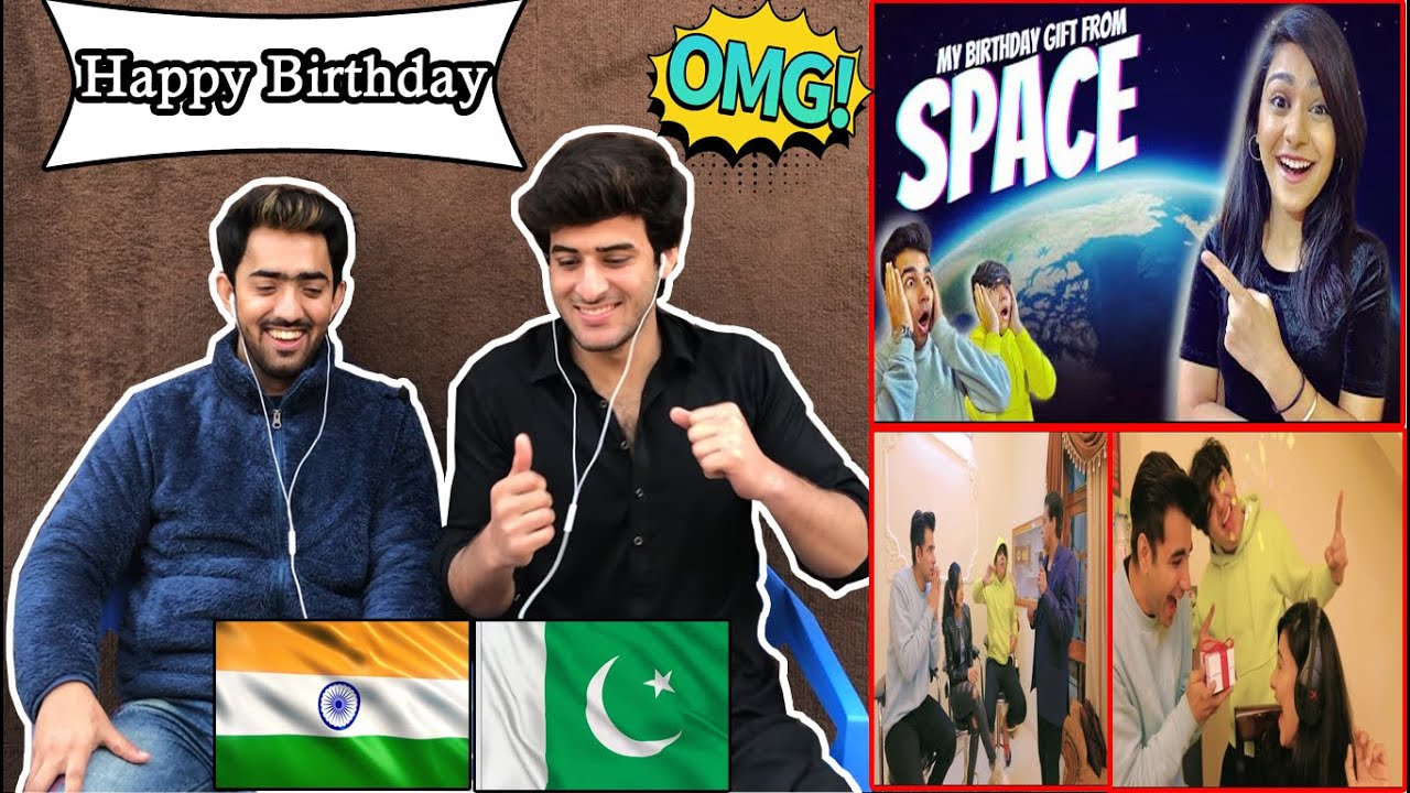 Pakistani React On GETTING MY BIRTHDAY GIFT FROM SPACE BY MY BROTHERS | Rimorav Vlogs