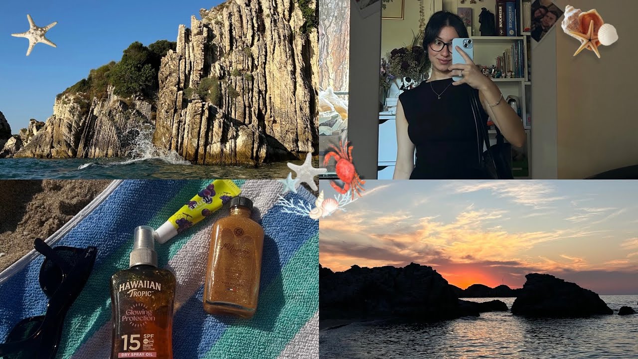 deniz,kum,güneş🌊🦀🐚