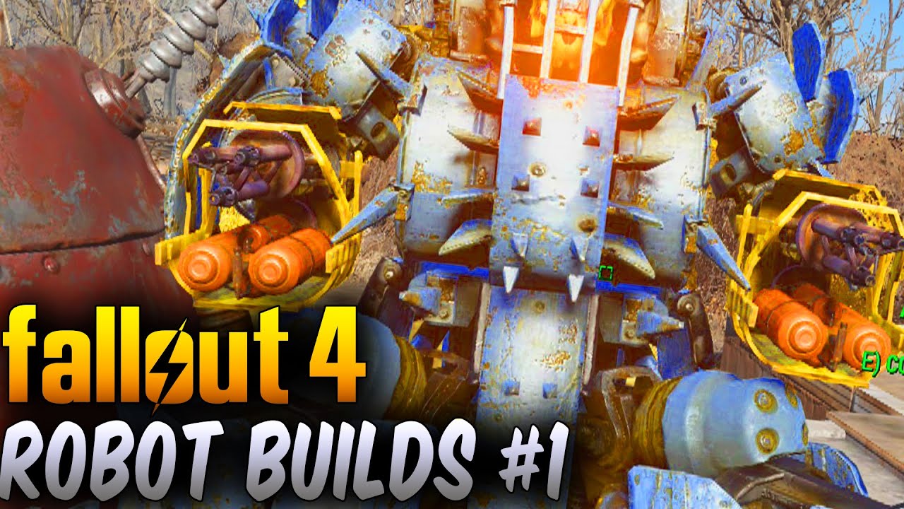 Fallout 4 5 Awesome Automatron Robot Builds in Fallout 4 #1 (Wall-E,Big Daddy,Bender & More)