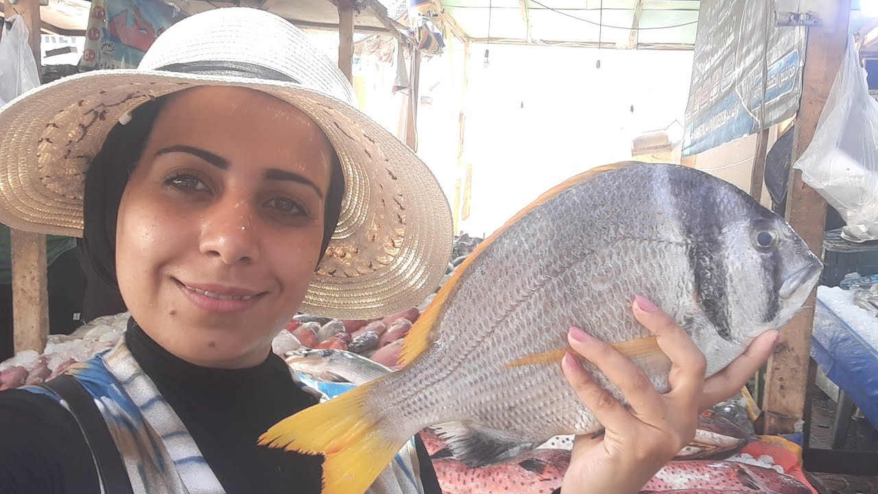 اغرب فرشه سمك في البحر الاحمر واقل سعر للناجل والشريفه والكابوريا والجمبرى مع ام بودى
