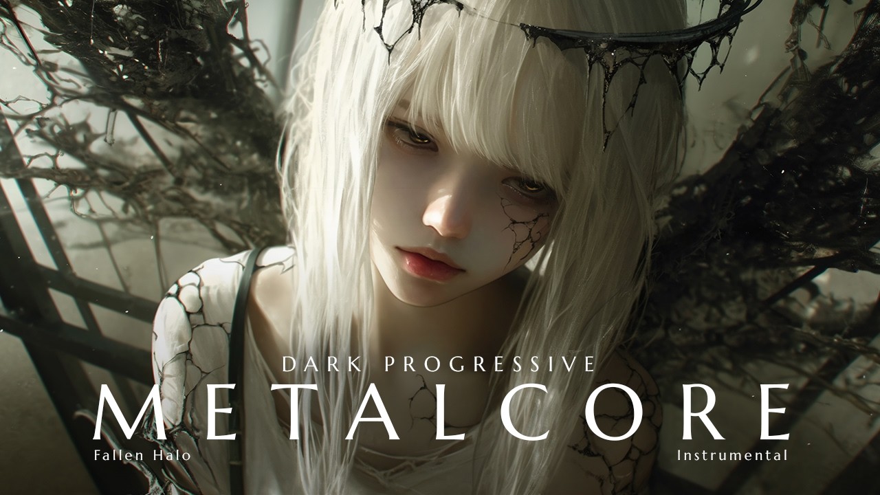 Fallen Halo 💀 Dark Progressive Metalcore Instrumental Mix | Heavy Emotional Atmosphere