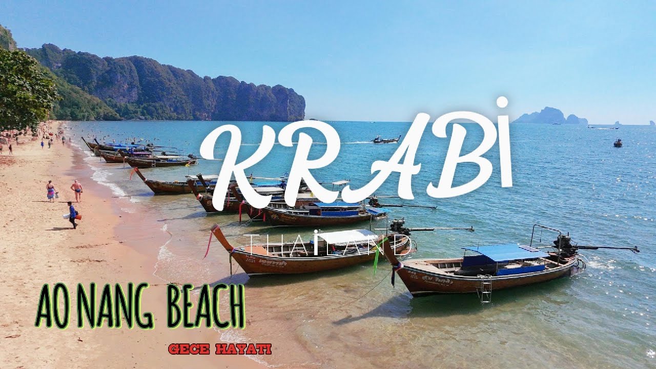 Mükemmel bir plaj ⏰ Hayalini Yaşa 🏝 İyiki yapmışım diyeceksin 🛺 Krabi ve meşhur Ao nang Beach 