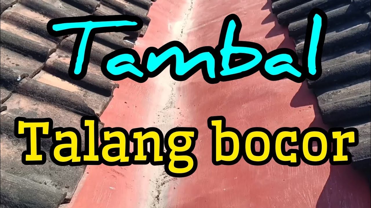 Ternyata Mudah Cara Tambal Talang Bocor....!!