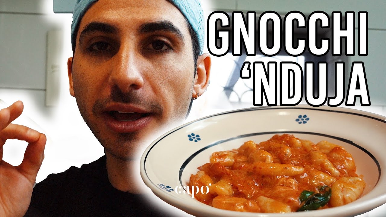 Gnocchi selber machen ohne Kartoffeln - Gnocchi con Nduja