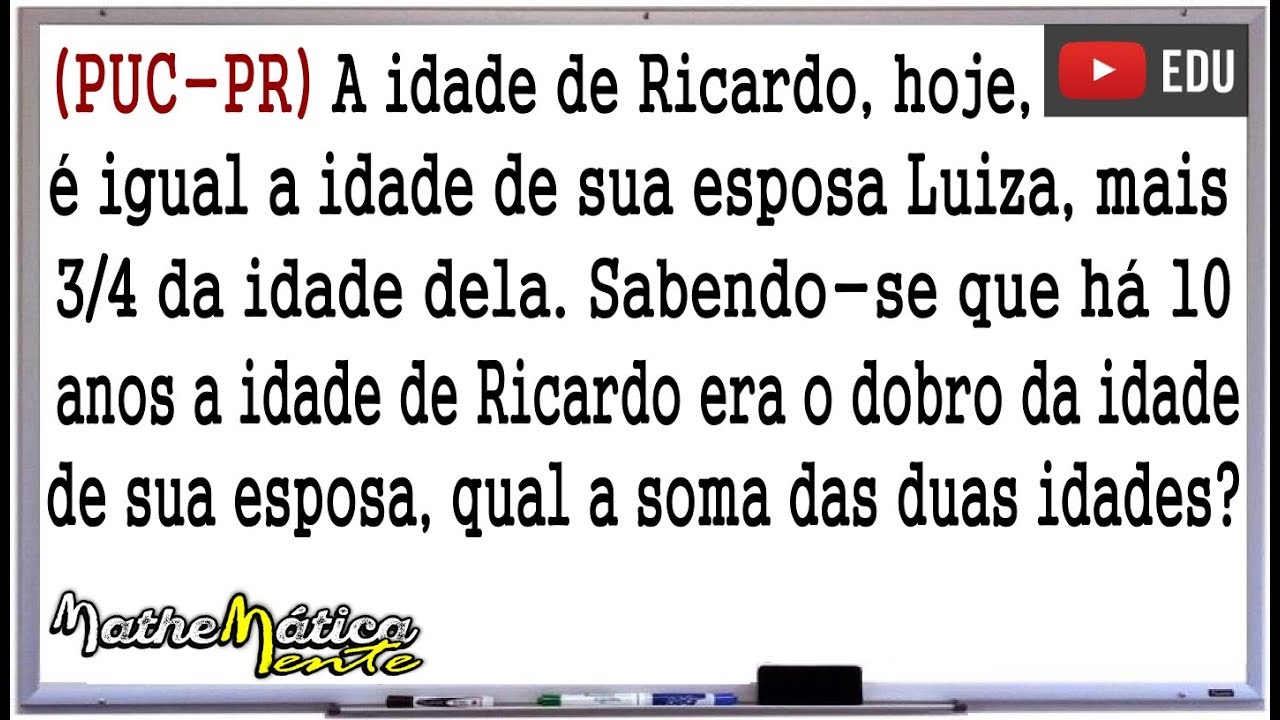 PROBLEMA DE MATEMÁTICA COM FRAÇÃO #9 - Prof. Robson Liers - Mathematicamente