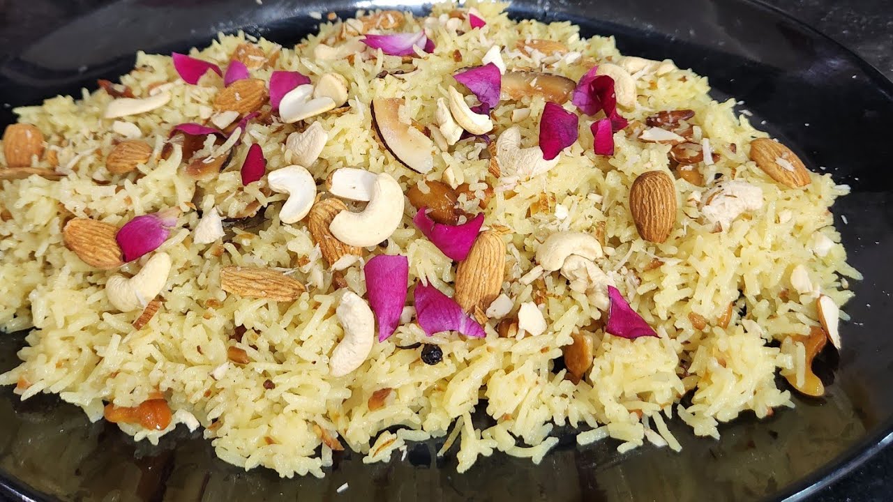 kesariya bhat ,meethe chawal#kesariyabhath #meethechawal #jardachawal #fyp #trending 