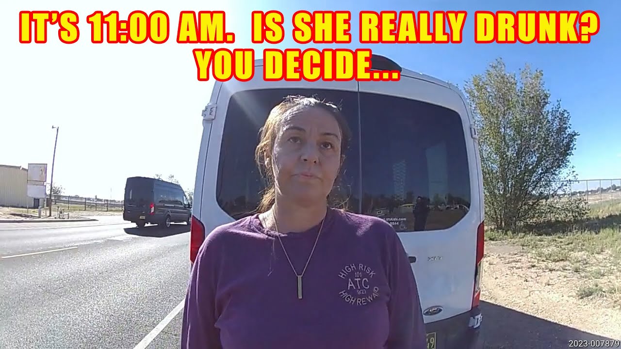 Bodycam DUI Arrest - Transit Van Driver Gets Arrested for DUI at 11:00 AM