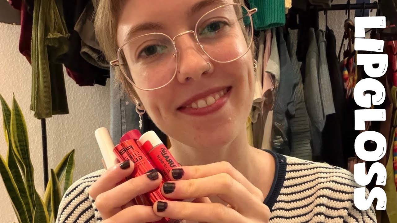 ASMR || Soft & Glossy 💄 Mouth Sounds & Lipgloss Application 🩷