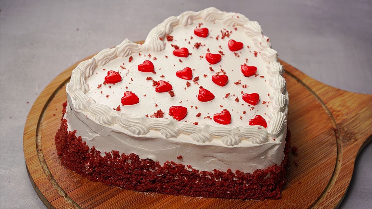 Eggless Red Velvet Cake Recipe | Yummy