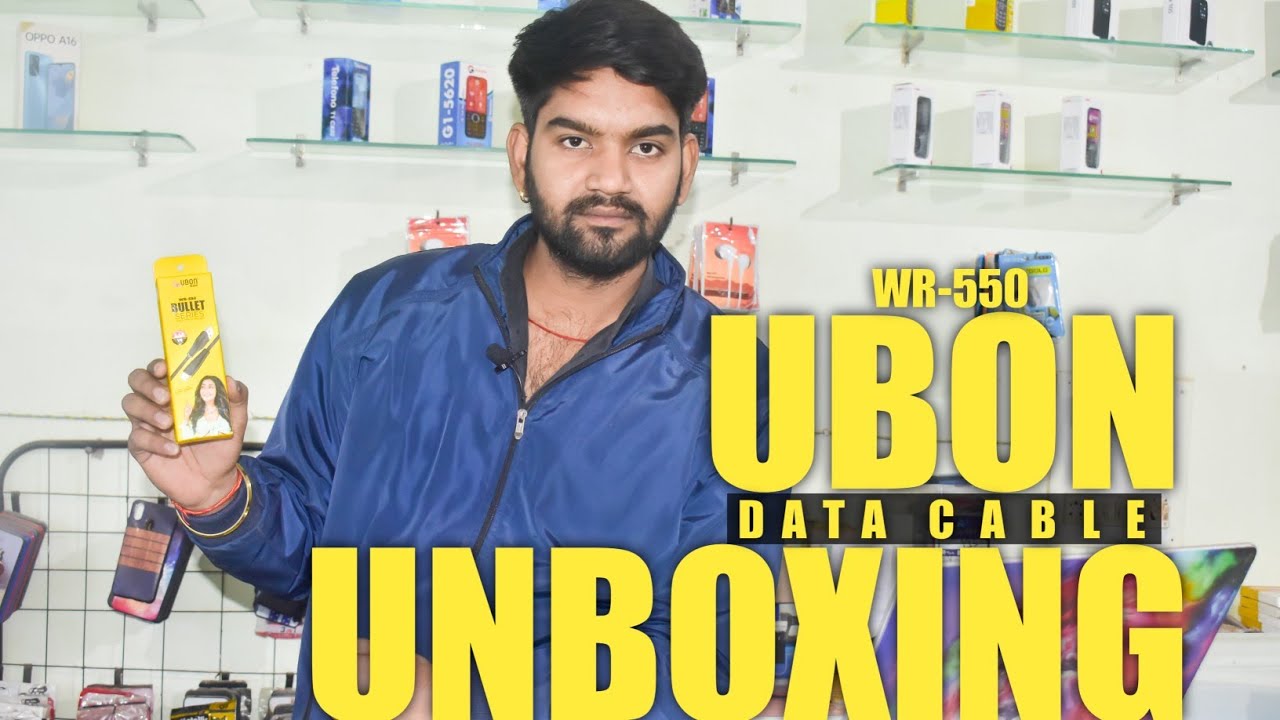 UBON DATA CABLE (WR-550) Unboxing & Quick Look ! *Best Value?* @ayudhi01