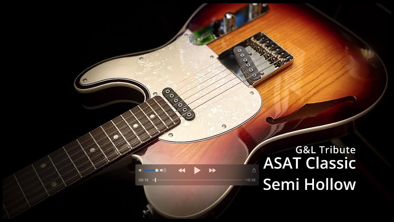 G&L Tribute ASAT Classic Semi Hollow