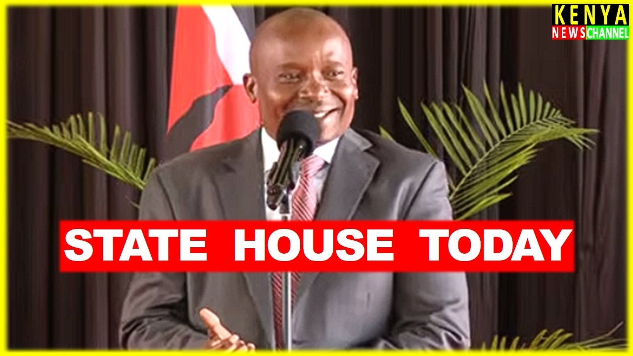 Kindiki FUNNY speech today in front of Ruto at State House with Methodist Church Leadership