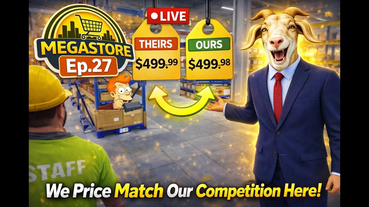Megastore Simulator Ep.27 | Price Matching Our Competition Tonight! Peak Gameplay!
