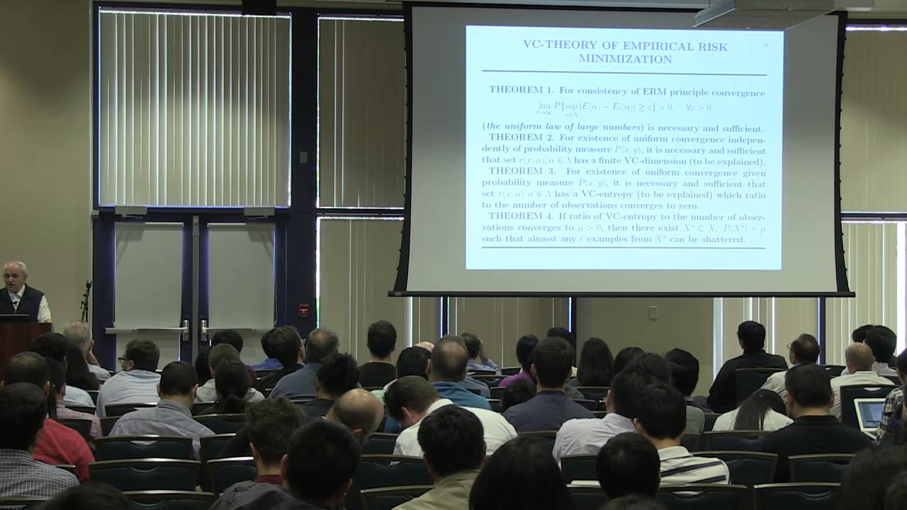 Vladimir Vapnik (Columbia University and Facebook): Intelligent Mechanisms of Learning
