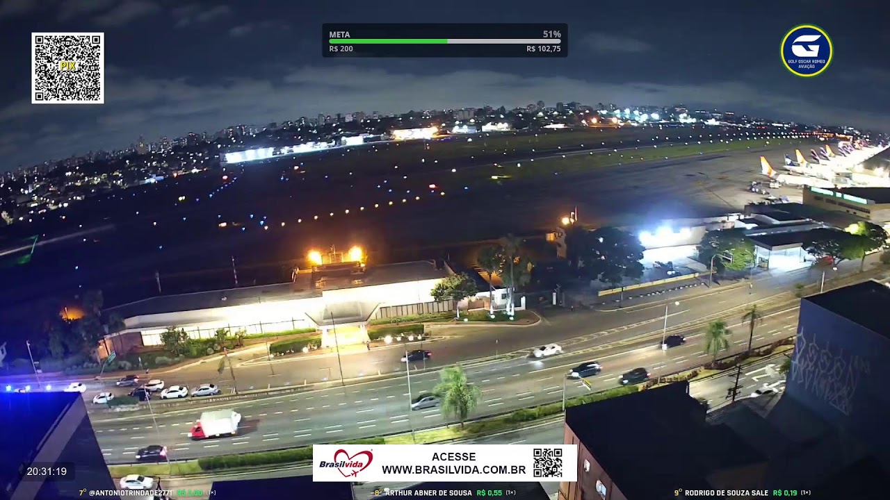 SBSP LIVE #3 - Aeroporto de São Paulo AO VIVO - CGH Airport - 19/02 Manhã