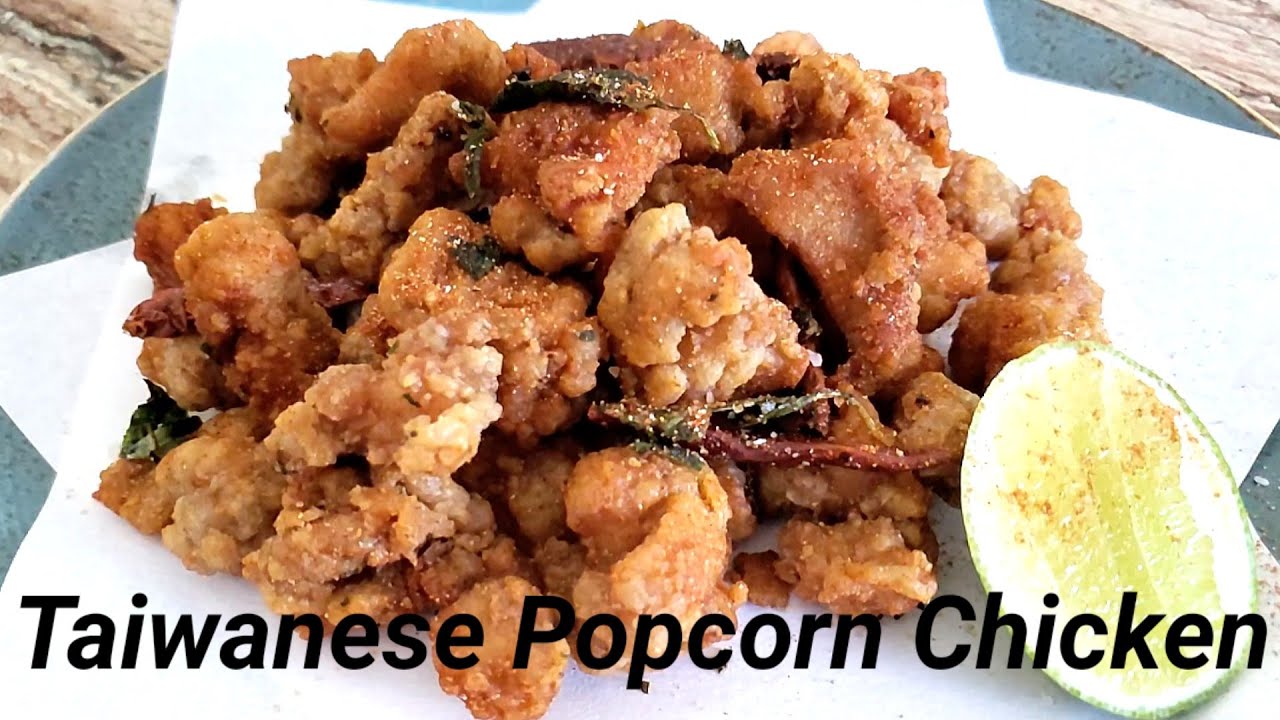 Taiwanese Fried Chicken with Chili Five Spice and Basil |  #friedchicken #asianfood