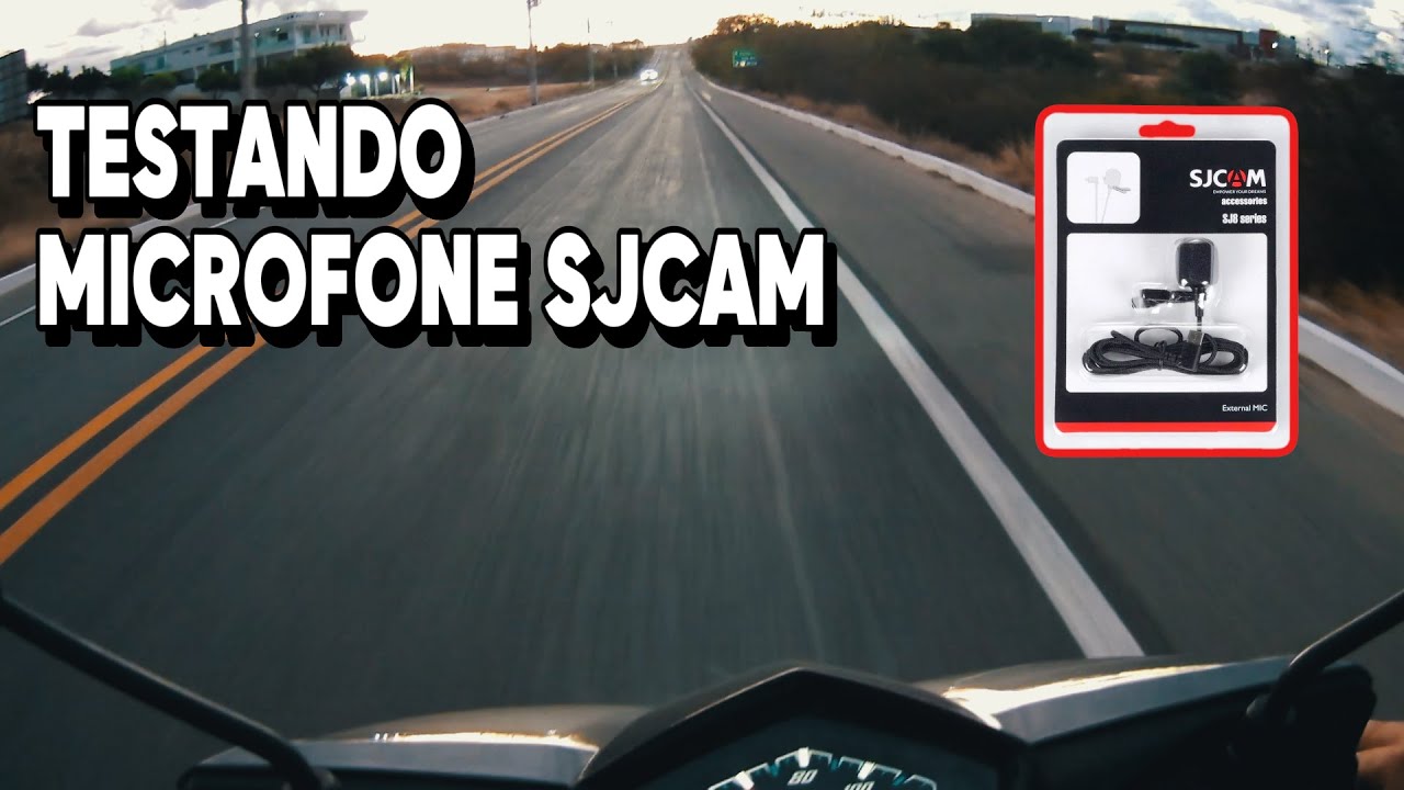 COMPREI O MICROFONE EXTERNO PARA A SJCAM C200!!! TESTE E OPINIÃO (SJ8 SERIES EXTERNAL MIC)