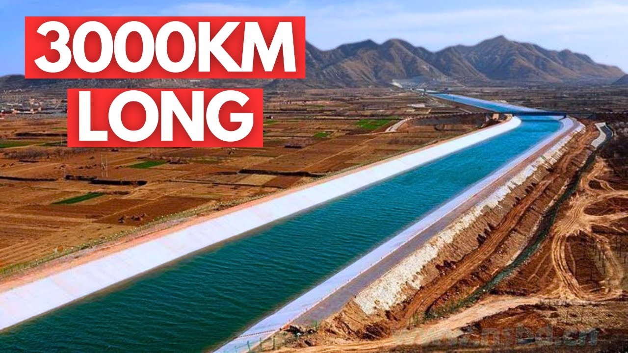 China's $62 BILLION Plan To Build World's Largest Network Of Artificial Rivers