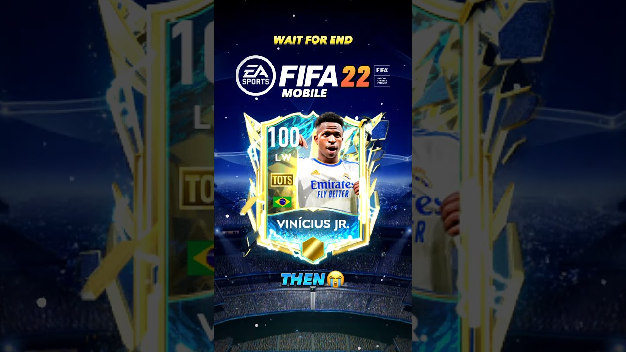 TOTS Vinicius Jr🥶🔥Then vs now #fifamobile #fifa23 #shorts