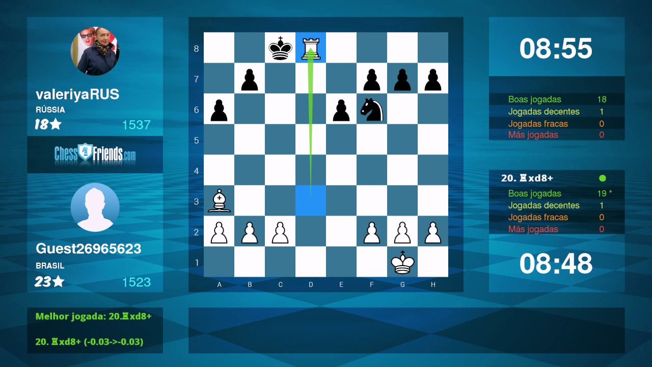 Chess Game Analysis: Guest26965623 - valeriyaRUS : 1-0 (By ChessFriends.com)