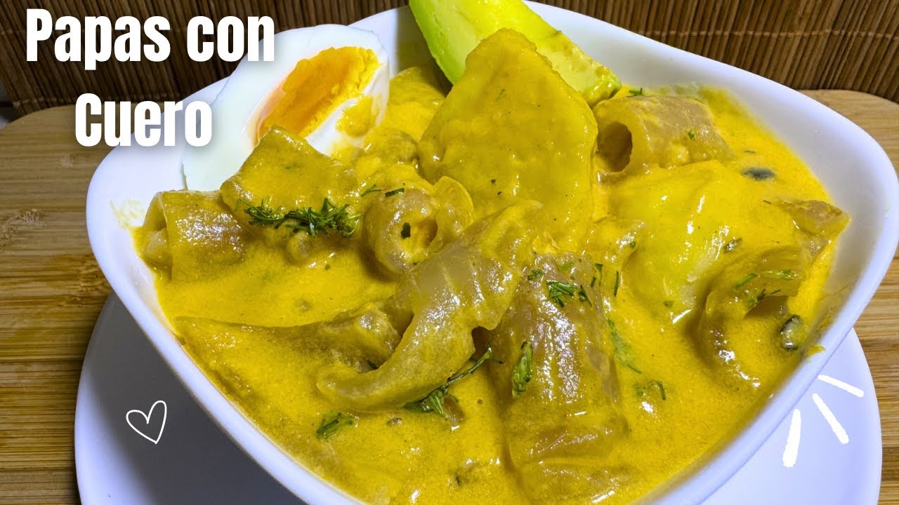 Papas con Cuero | Receta fácil y deliciosa 