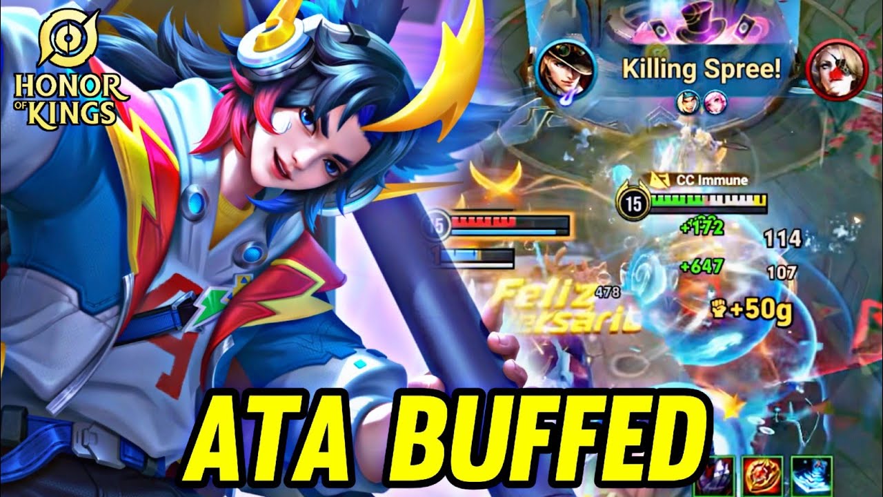 HOK : ATA BUFFED NEW PATCH - HONOR OF KINGS