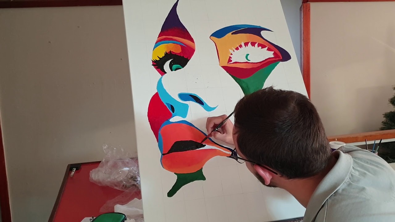 Acrylic Face Painting